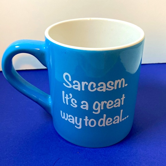 “Sarcasm. It’s A Great Way To Deal…” 2020 ViacomMTV Daria Baby Blue Novelty Cup - Picture 3 of 6